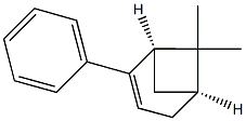 (1R,5S)-2-Phenyl-6,6-dimethylbicyclo[3.1.1]hept-2-ene Struktur