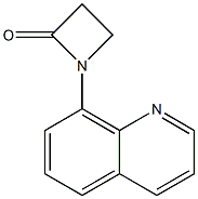 1-(8-キノリル)アゼチジン-2-オン 化學(xué)構(gòu)造式
