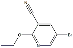 5-bromo-2-ethoxypyridine-3-carbonitrile Struktur