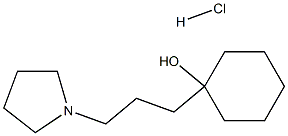 1-[3-(1-PYRROLIDINYL)PROPYL]CYCLOHEXANOL HYDROCHLORIDE Struktur