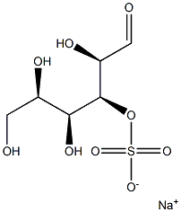 D-Galactose-3-O-sulphate sodium salt Struktur