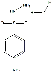 P-aminobenzenesulfonyl hydrazide hydrate Struktur