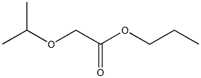 Propyl isopropoxyacetate Struktur