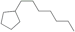 Heptylcyclopentane.
