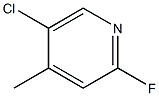 5-Chloro-2-fluoro-4-methylpyridine Struktur