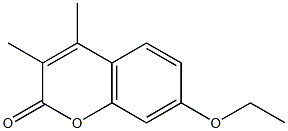 7-ethoxy-3,4-dimethylcoumarin Structure