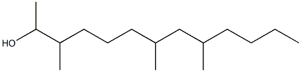 3,7,9-trimethyl-2-tridecanol Structure