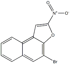 2-NITRO-4-BROMONAPHTHO[3,4-B]FURAN Struktur
