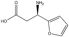 (R)-3-Amino-3-(2-furyl)-propanoic acid Struktur