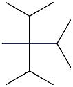 2,3,4-trimethyl-3-isopropylpentane Struktur
