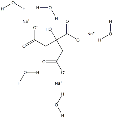 TRISODIUM CITRATE PENTAHYDRATE Struktur