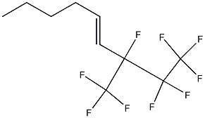 1,1,1,2,2,3-HEXAFLUORO-3-TRIFLUOROMETHYLNON-4-ENE 97% Struktur
