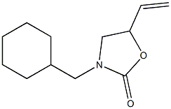 4-(S)-CYCLOHEXYLMETHYL-5-ETHENYL-2-OXAZOLIDINONE Struktur