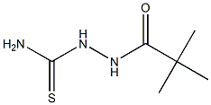2-(2,2-dimethylpropanoyl)-1-hydrazinecarbothioamide Struktur