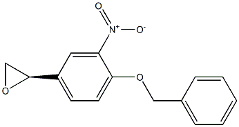 (R)-4-Benzyloxy-3-Nitrostyrene Oxide Struktur