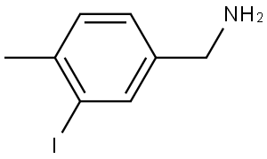 (3-iodo-4-methylphenyl)methanamine Struktur