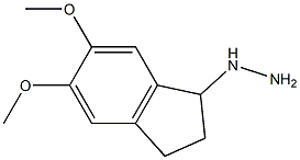 1-(2,3-dihydro-5,6-dimethoxy-1H-inden-1-yl)hydrazine Struktur