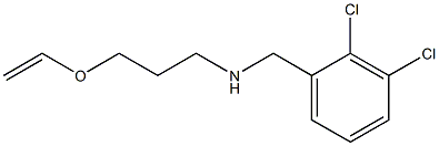 [(2,3-dichlorophenyl)methyl][3-(ethenyloxy)propyl]amine Struktur