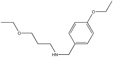 [(4-ethoxyphenyl)methyl](3-ethoxypropyl)amine Struktur