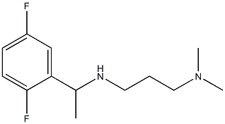 [1-(2,5-difluorophenyl)ethyl][3-(dimethylamino)propyl]amine Struktur