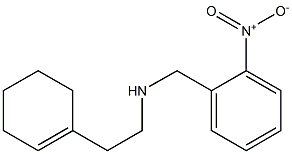 [2-(cyclohex-1-en-1-yl)ethyl][(2-nitrophenyl)methyl]amine Structure