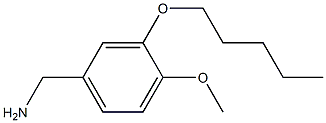 [4-methoxy-3-(pentyloxy)phenyl]methanamine Struktur