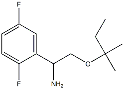 1-(2,5-difluorophenyl)-2-[(2-methylbutan-2-yl)oxy]ethan-1-amine Struktur
