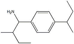 1-[4-(butan-2-yl)phenyl]-2-methylbutan-1-amine Struktur