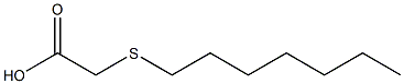2-(heptylsulfanyl)acetic acid Struktur