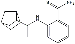 2-[(1-{bicyclo[2.2.1]heptan-2-yl}ethyl)amino]benzene-1-carbothioamide Struktur