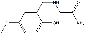 2-{[(2-hydroxy-5-methoxyphenyl)methyl]amino}acetamide Structure
