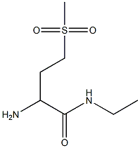 2-amino-N-ethyl-4-(methylsulfonyl)butanamide Struktur
