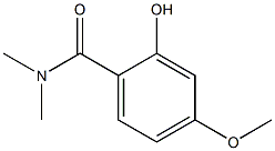 2-hydroxy-4-methoxy-N,N-dimethylbenzamide Structure