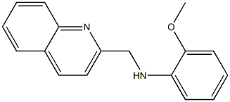 2-methoxy-N-(quinolin-2-ylmethyl)aniline Struktur