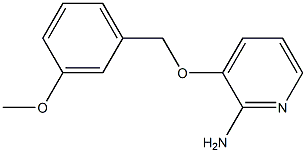 3-[(3-methoxyphenyl)methoxy]pyridin-2-amine Struktur