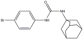3-adamantan-1-yl-1-(4-bromophenyl)urea Struktur
