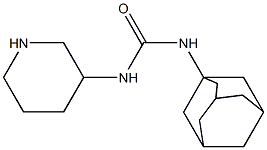 3-adamantan-1-yl-1-piperidin-3-ylurea Struktur