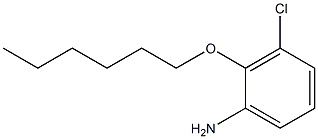 3-chloro-2-(hexyloxy)aniline Struktur