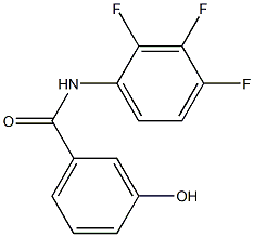 3-hydroxy-N-(2,3,4-trifluorophenyl)benzamide Structure