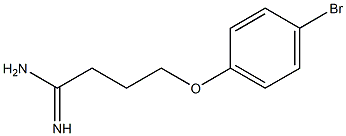 4-(4-bromophenoxy)butanimidamide Structure