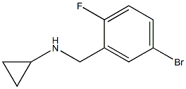 N-(5-bromo-2-fluorobenzyl)-N-cyclopropylamine Struktur