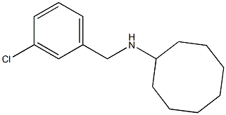 N-[(3-chlorophenyl)methyl]cyclooctanamine Struktur