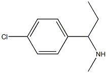 N-[1-(4-chlorophenyl)propyl]-N-methylamine Struktur