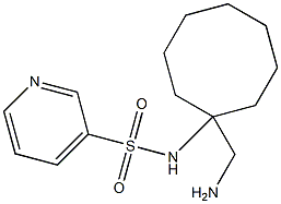 N-[1-(aminomethyl)cyclooctyl]pyridine-3-sulfonamide Struktur