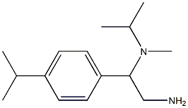N-[2-amino-1-(4-isopropylphenyl)ethyl]-N-isopropyl-N-methylamine Struktur