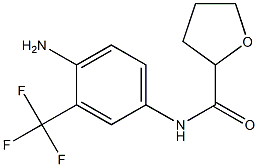 N-[4-amino-3-(trifluoromethyl)phenyl]tetrahydrofuran-2-carboxamide Struktur