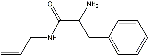 N-allyl-2-amino-3-phenylpropanamide Struktur