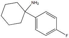 1-(4-Fluorophenyl)cyclohexylamine Struktur