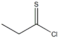 Ethylthioformic acid chloride Struktur