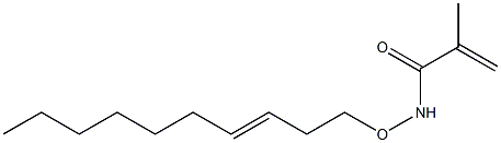 N-(3-Decenyloxy)methacrylamide Struktur